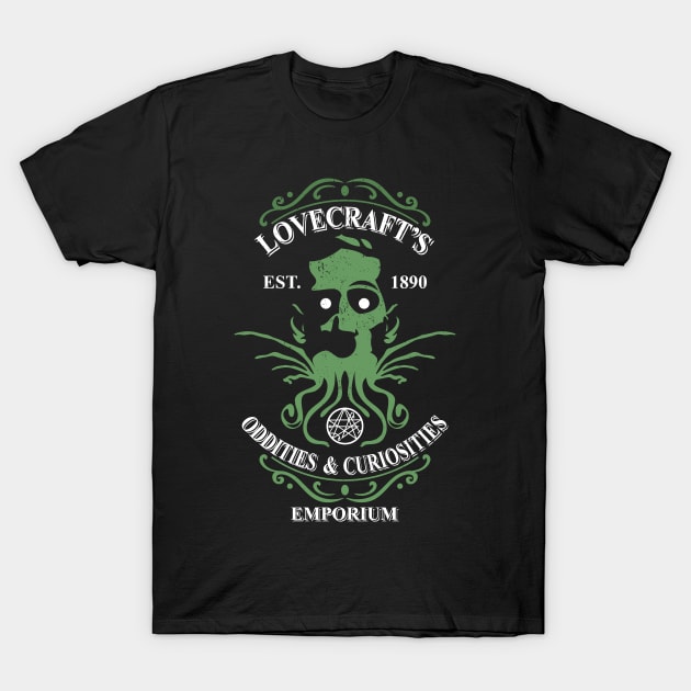 Lovecraft's Emporium T-Shirt by jrberger